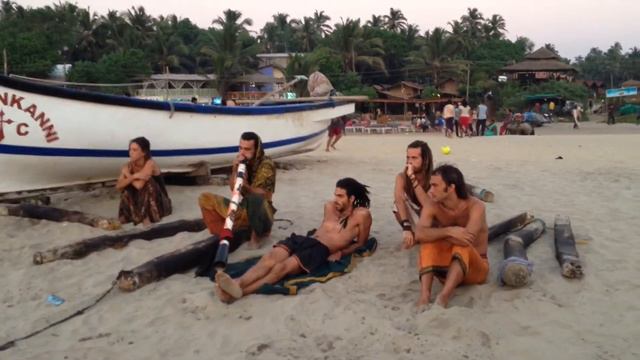Didgeridoo (Диджериду), Arambol, Jan 2016 смотреть онлайн