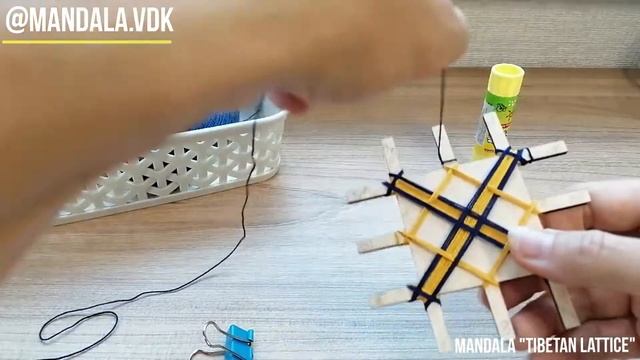 мандала "Тибетская решетка" смотреть онлайн