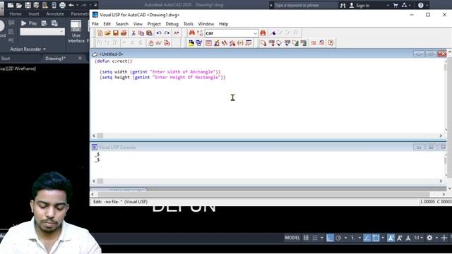Defun in Autolisp | Creating Autocad Command in Autolisp | Autolisp | Defun | Defun in Autolisp | смотреть онлайн