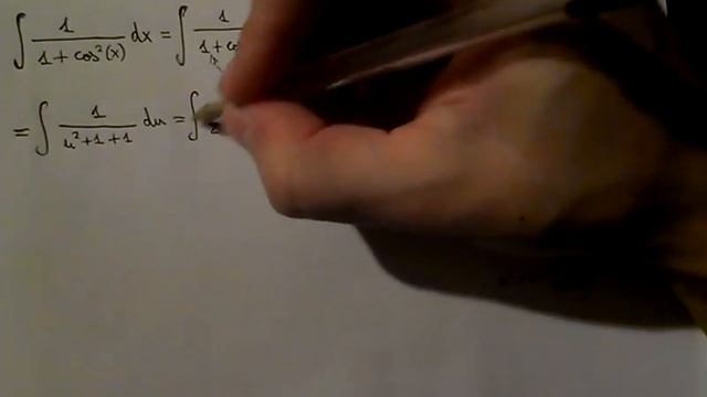 (Method 1) Integral of 1/(1+cos^2(x)) (substitution + substitution) смотреть онлайн