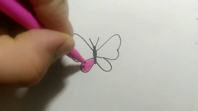 Как нарисовать бабочку смотреть онлайн