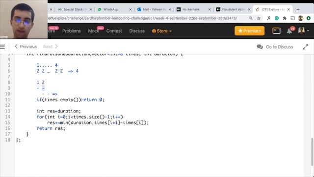 Teemo Attacking - LeetCode September Challenge Week 4.5 смотреть онлайн
