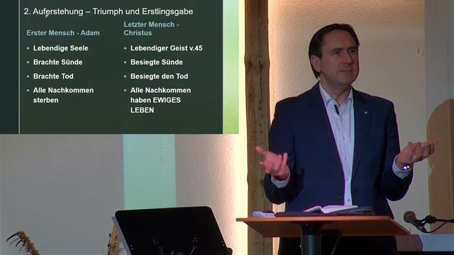 1. Korinther 15,20-34 - Teil 29 der Korinther-Predigtreihe - Eduard Reimer смотреть онлайн