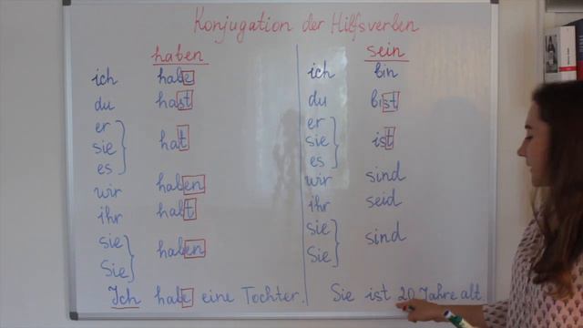 Deutschkurs für Anfänger ⎪Lektion 27. Grammatik – Konjugation der Hilfsverben, haben, sein, werden смотреть онлайн