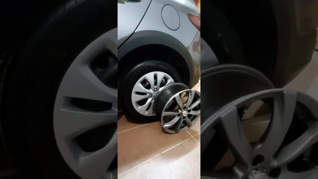 Наконец-то купил литые диски!!!Kia Rio 4,Kia Rio X-Line,Kia Rio X.