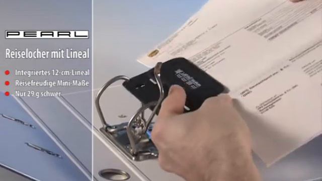 PEARL Reiselocher mit Lineal смотреть онлайн