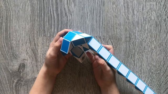 Как сложить HEART СЕРДЦЕ из змейки 36 элементов - how to make a rubik's snake heart / змейка Рубика смотреть онлайн