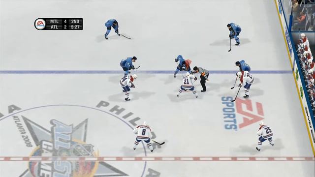 NHL 08 - Montreal Canadiens vs Atlanta Thrashers смотреть онлайн