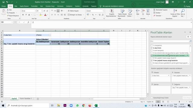 Excel ile Pratik Anket Analizi ( Pivot Table kullanarak ) смотреть онлайн