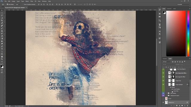 Verse Photoshop Action Tutorial смотреть онлайн