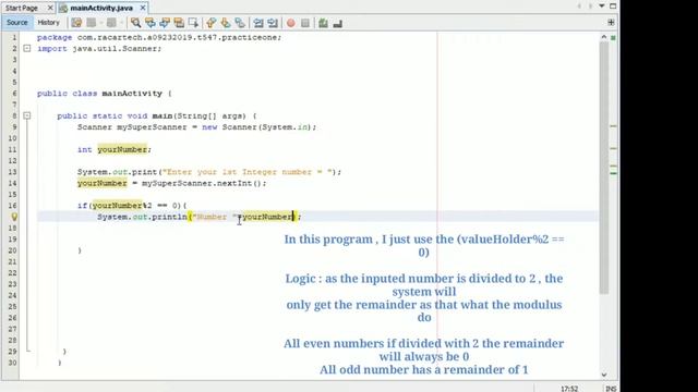 Java- Odd or Even using scanner and if else смотреть онлайн