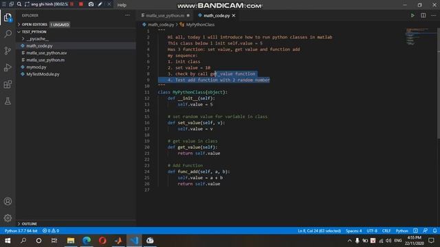 Tutorial Matlab and Python, How to Run python class in Matlab? смотреть онлайн