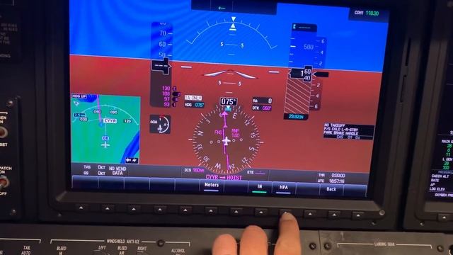 G3000 - Altimeter Setting Change Inches vs hPa смотреть онлайн