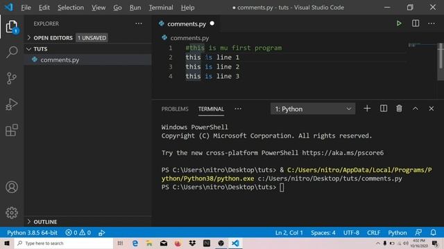 Python Tutorial in Nepali(2)-Comments смотреть онлайн