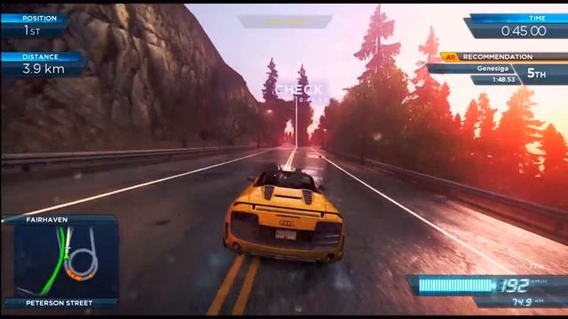 Need For Speed: Most Wanted - Audi R8 GT Spyder - Park And Ride [Sprint Race] смотреть онлайн