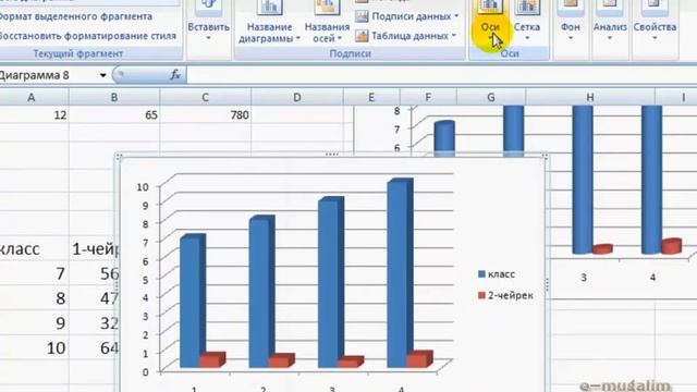 МS EXCEL. Диаграмма менен иштөө 2 смотреть онлайн