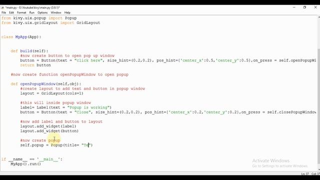 Kivy Popup Window | Kivy Tutorial For Beginner | Kivy 2.0.0 смотреть онлайн