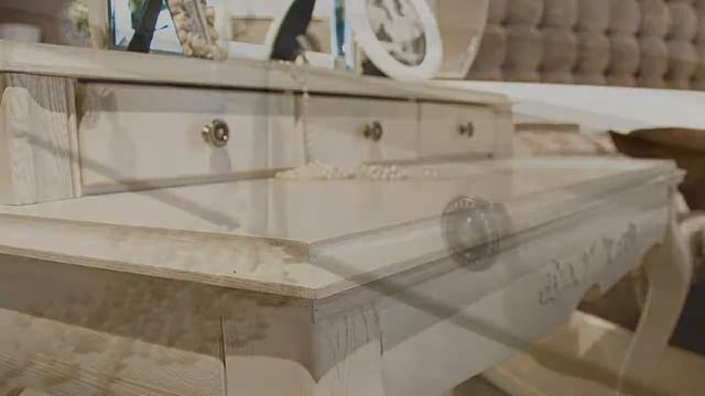 Туалетный стол с зеркалом «Соната» (декро) | БЕЛФАН смотреть онлайн