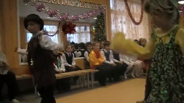 Прикольный танец 2класс