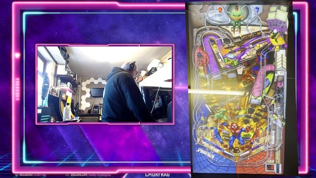 Arcade 1up - Marvel Pinball - The Amazing Spider-Man table gameplay and impressions смотреть онлайн