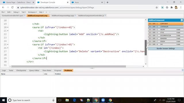 Dynamically Add/Delete Rows in Salesforce Lightning смотреть онлайн