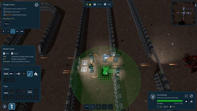 TOWER DEFENSE IN SPACE - Colony Siege! смотреть онлайн