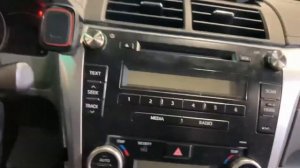 Toyota Camry v50 как снять штатную магнитолу + магнитола Android