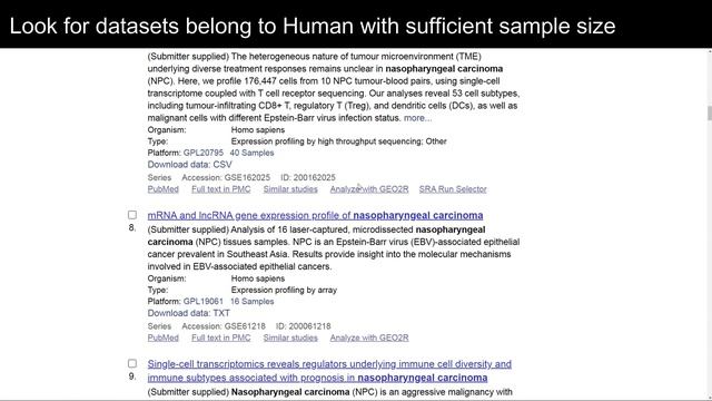 Searching and Downloading from NCBI GEO смотреть онлайн