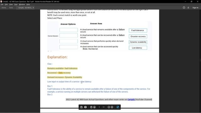 AZ-900 Microsoft Azure Fundamentals Real Exam Que's |100% PASS in 2 Hours Study | Part 1 смотреть онлайн