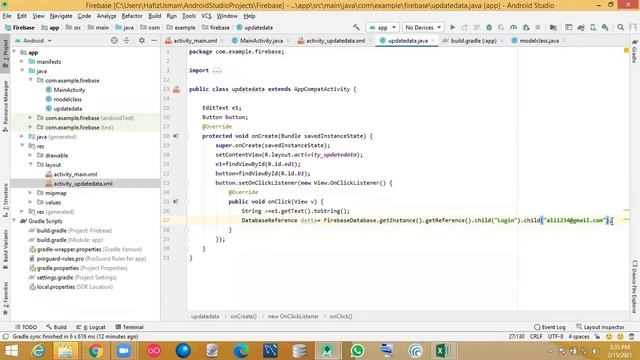 #AppDevelopment || How to Update Data In #FireBase|| смотреть онлайн