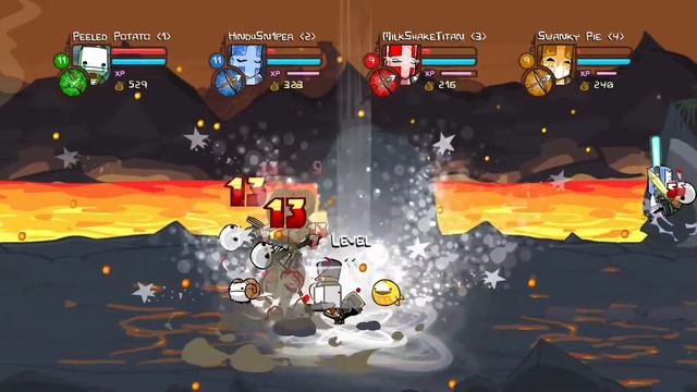 VOLCANO PUNCHING - Castle Crashers - Walkthrough / Let's Play / Gameplay - Part 12 смотреть онлайн