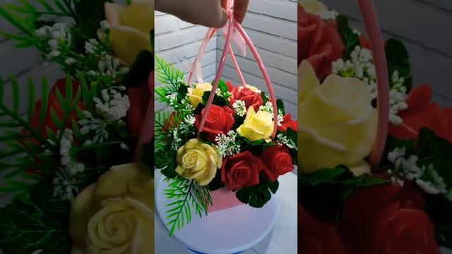букет из мыльных роз - это тоже красиво! смотреть онлайн