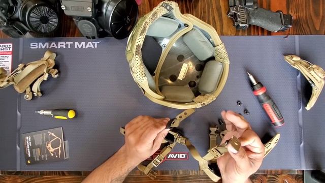 CAMFIT On Airframe Helmet: Detailed Installation.