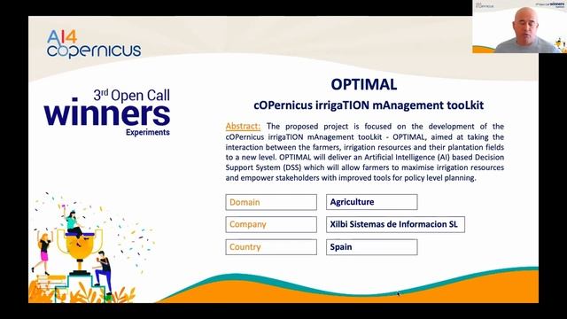 AI4Copernicus project | 3rd Open Call | OPTIMAL смотреть онлайн