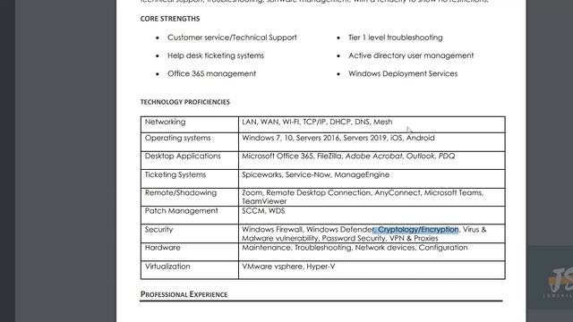 IT Support Resume Review and Tips for JSS Members смотреть онлайн
