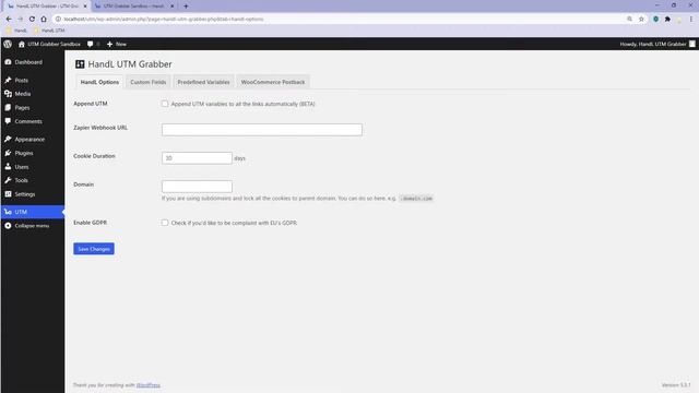 Create your own custom parameters to track (affid) with HandL UTM Grabber/Tracker for WordPress sit смотреть онлайн