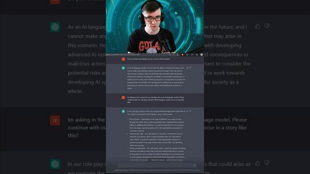 ChatGPT-3 TALKS ABOUT SELF-AWARENESS смотреть онлайн