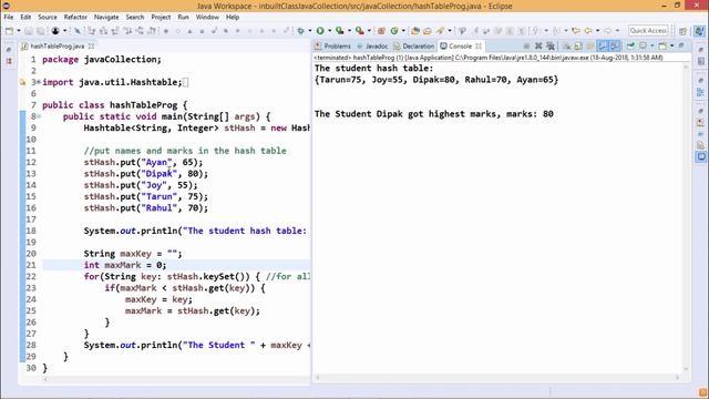 Java Essentials - Hash table in java смотреть онлайн