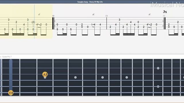 Guitar TAB (Sungha Jung) Story Of My Life - One Direction | Tutorial / Sheet / Lesson #iMn смотреть онлайн