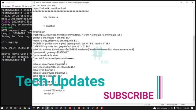 How To Install MikrotiK Router On Ubuntu 22.04 Server Using Script смотреть онлайн