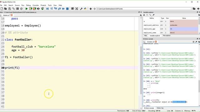 Python Nesne Tabanlı Programlama: Nitelikler/Attributes (3) смотреть онлайн
