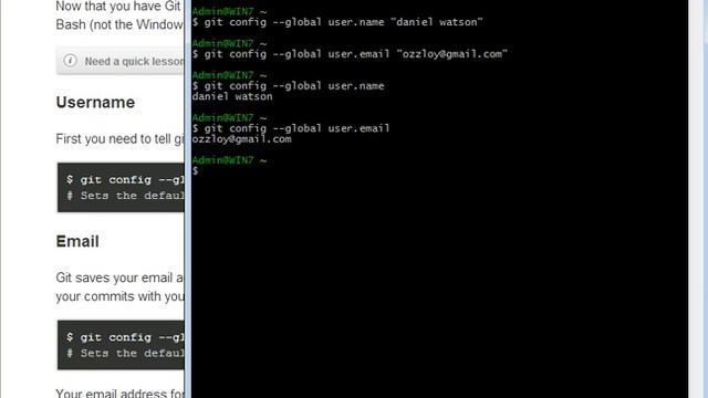 configure git and check смотреть онлайн