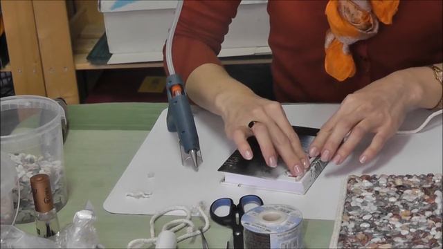 Декорируем блокнот камушками (речной галькой) смотреть онлайн