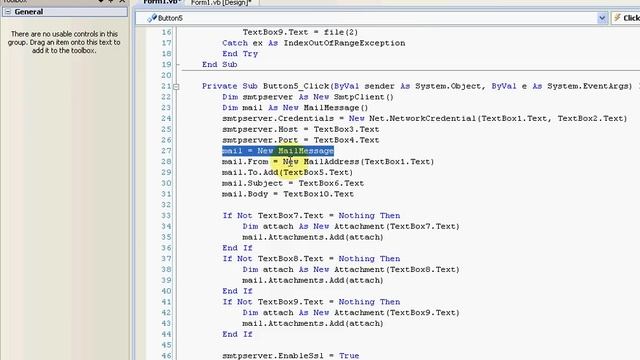 How to send an email with multiple attachments in VB 2008 смотреть онлайн