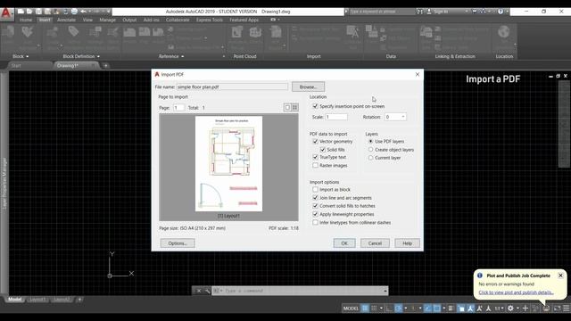AutoCAD - Complete Tutorial for Beginners - Part 8 (blocks, xrefs, pdf import) смотреть онлайн