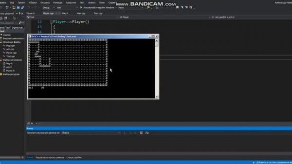Игра в консоли на C++ ч.1 / console game C++ p.1