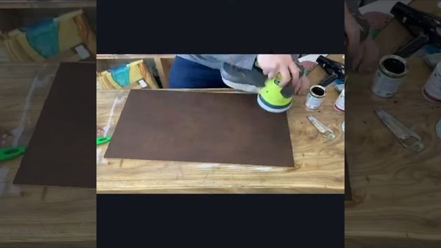 Покраска пробкового покрытия маслом Biofa