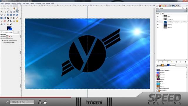 Speed Creating - Logo Design [GIMP] | FlonixxArts смотреть онлайн