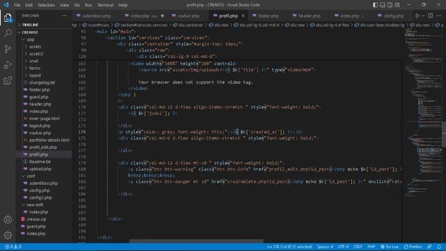 Penjelasan profil.php dan edit Account - CREAVO (PART 3) смотреть онлайн