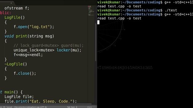 C++: unique lock and lazy initialization in Hindi смотреть онлайн